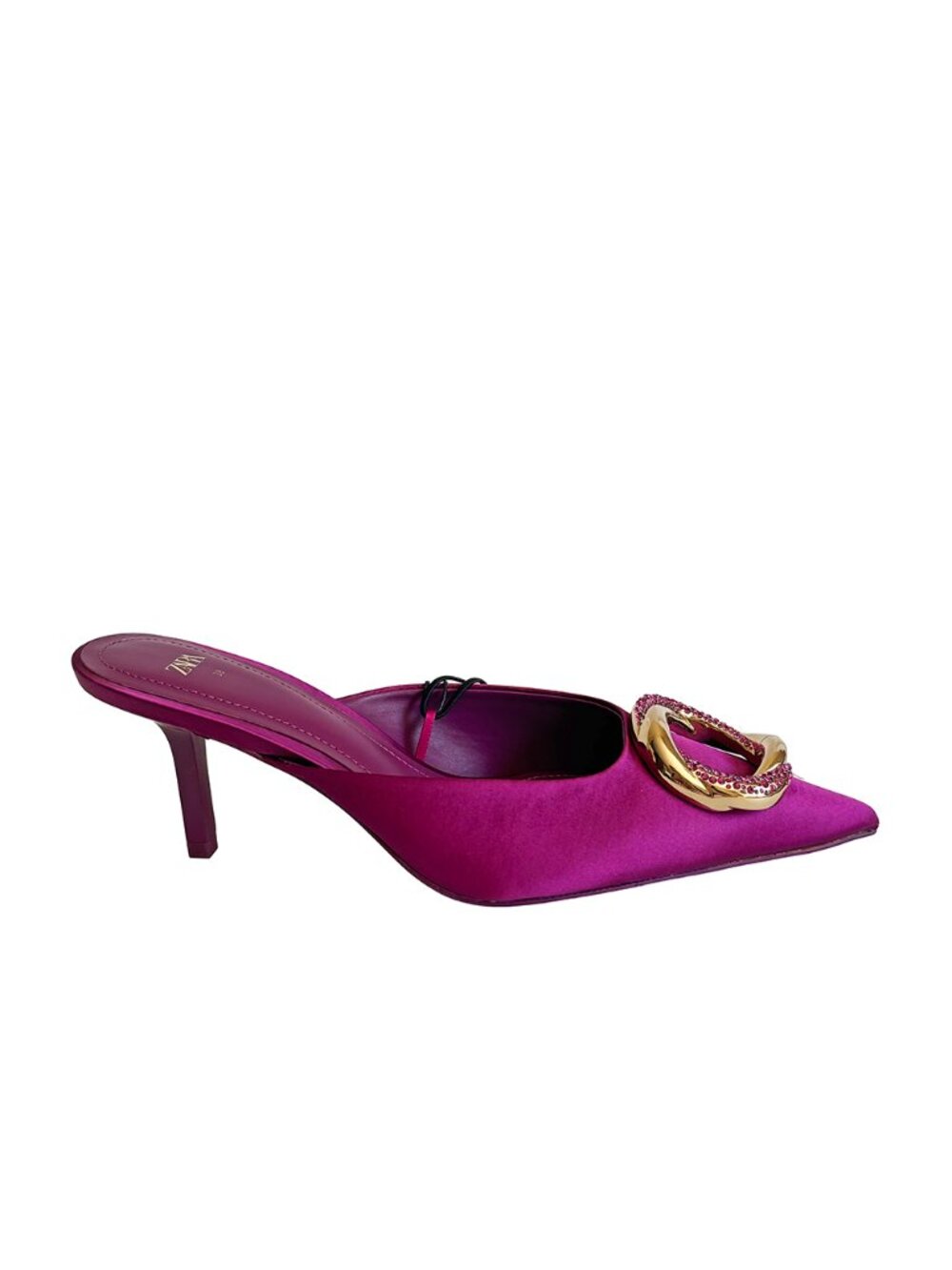 ZARA Embellished Heeled Mules 1228/910/079 EU 38/ US 7.5